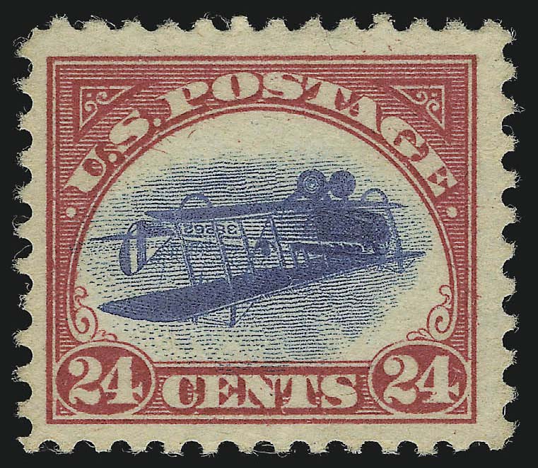 The first Inverted Jenny sold by Siegel at auction Position 84 — Siegel Auction Galleries